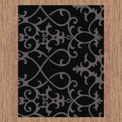 Budget Collection 6045 Black Saray Rugs