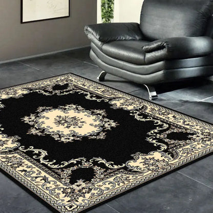 Budget Collection 6151 Black Saray Rugs