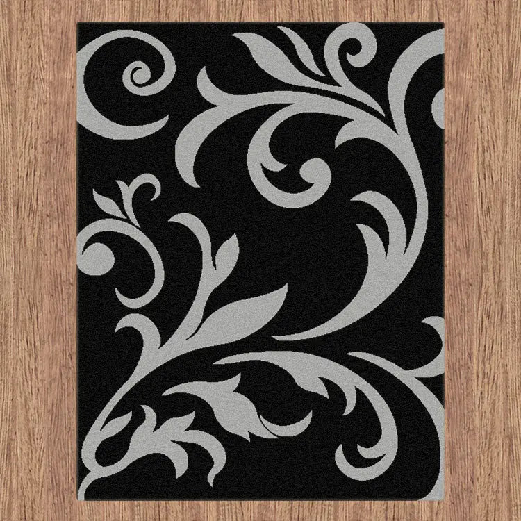 Budget Collection 6223 Black Saray Rugs