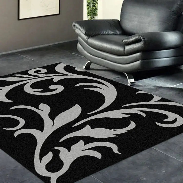 Budget Collection 6223 Black Saray Rugs