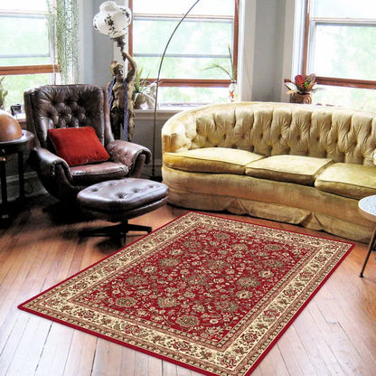 Budget Collection 6333 Red Rug Saray Rugs