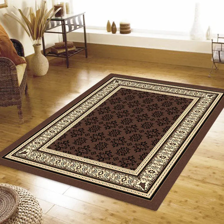 Budget Collection 6334 Brown Saray Rugs