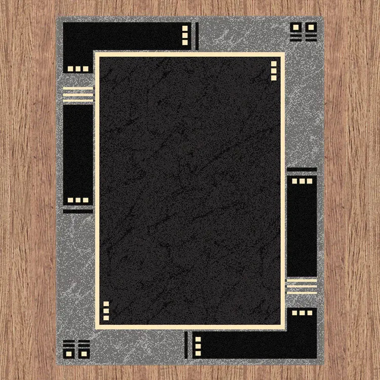Budget Collection 6336 Black Saray Rugs