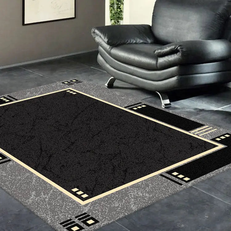 Budget Collection 6336 Black Saray Rugs