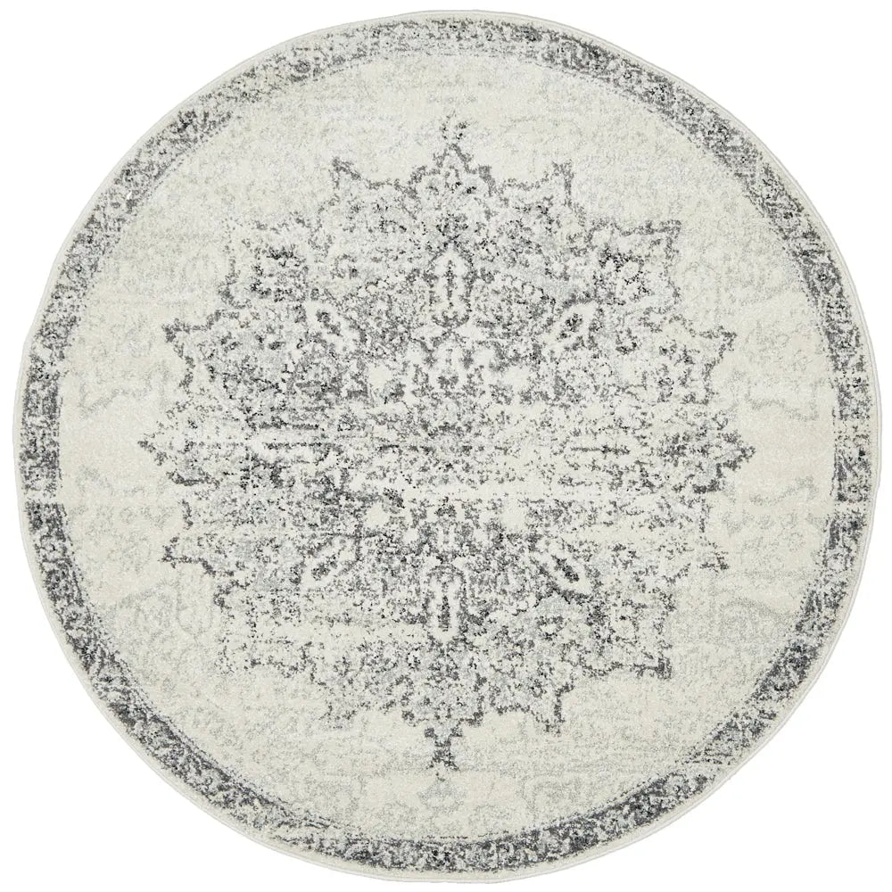 Cairns  Rita Silver Round Rug RUG CULTURE