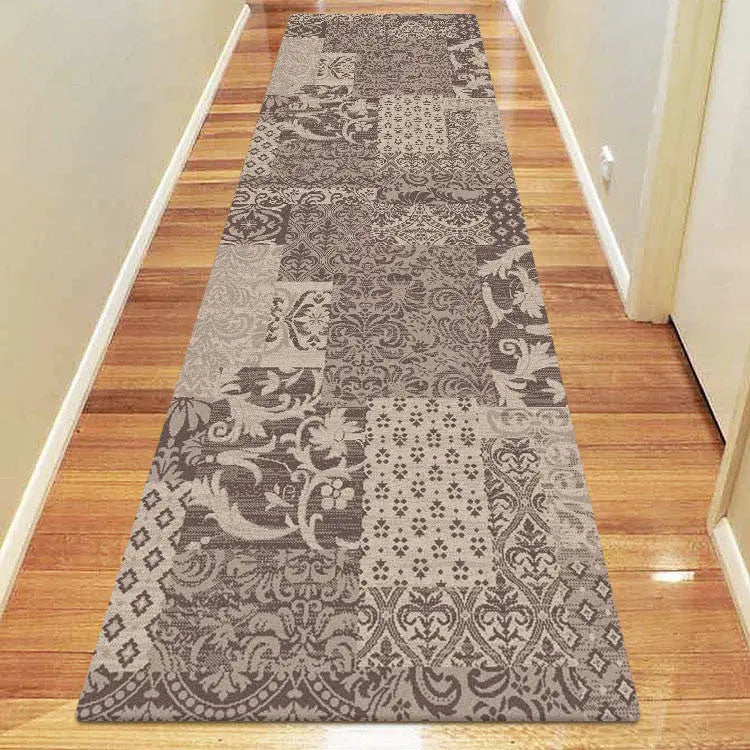 Chali Collection 0583 Brown Hallway Runner Saray Rugs
