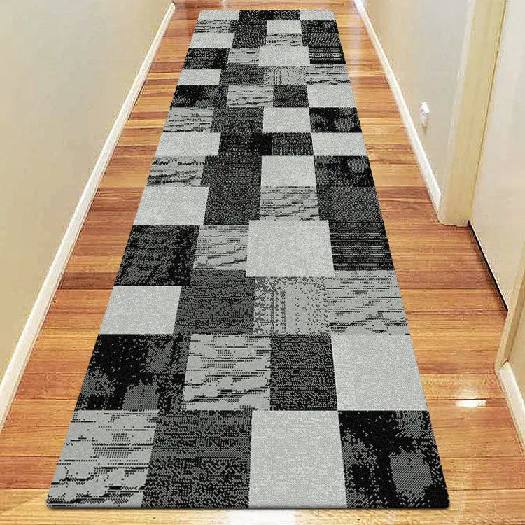 Chali Collection 1166 Black Hallway Runner Saray Rugs