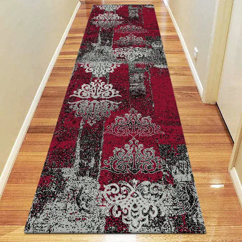 Chali Collection 6968 Red Hallway Runner Saray Rugs