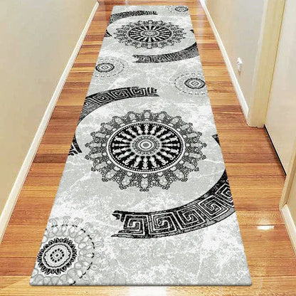 Chali Versace Collection 6447 Grey Hallway Runner Saray Rugs