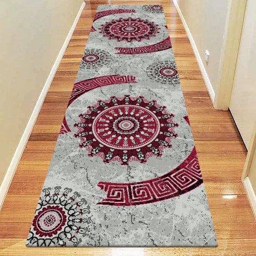 Chali Versace Collection 6447 Red Hallway Runner Saray Rugs