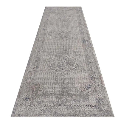 Clare 135 Light Grey Hallway Runner Saray Rugs