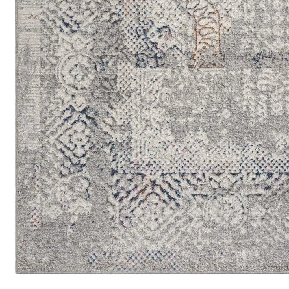 Clare 135 Light Grey Hallway Runner Saray Rugs