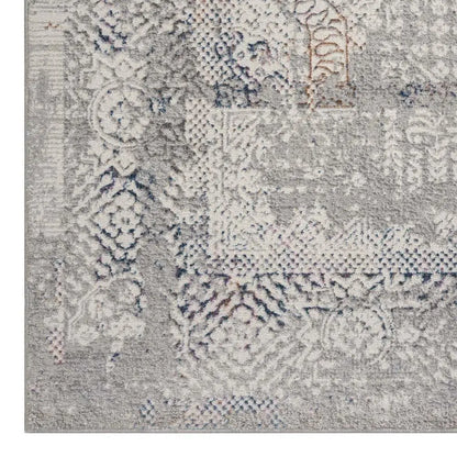 Clare 135 Light Grey Hallway Runner Saray Rugs