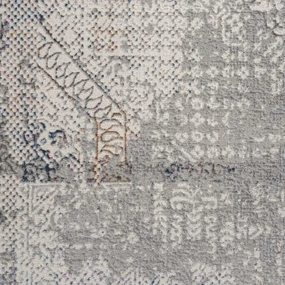 Clare 135 Light Grey Hallway Runner Saray Rugs