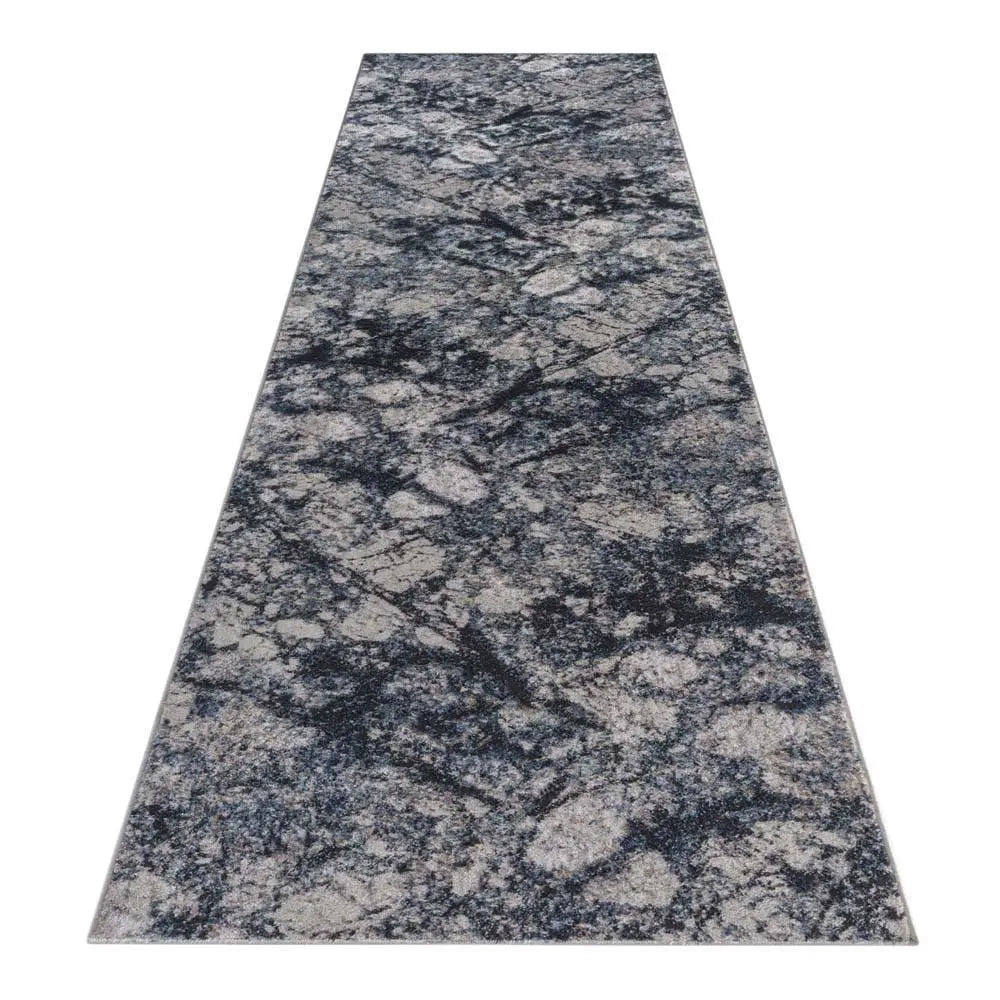 Clare 141 Blue Grey Hallway Runner Saray Rugs