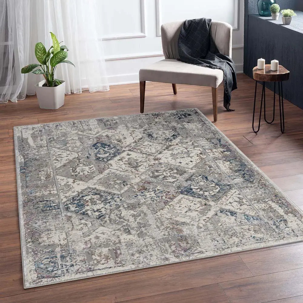 Clare 642  Grey Rug Saray Rugs