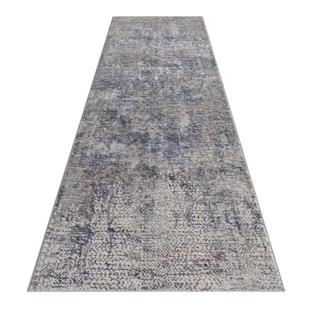 Clare 647 Blue Grey Hallway Runner Saray Rugs