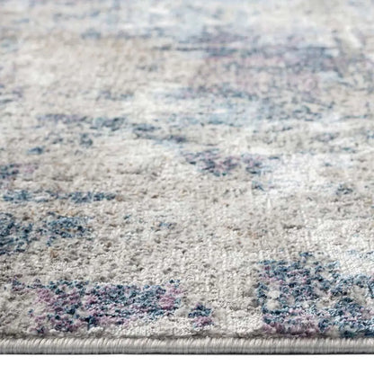 Clare 647 Blue Grey Hallway Runner Saray Rugs