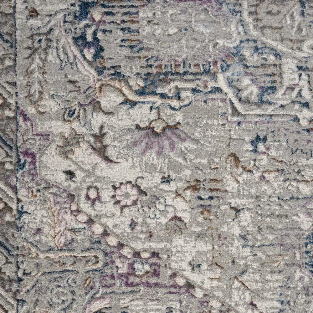 Clare 676  Grey Hallway Runner Saray Rugs
