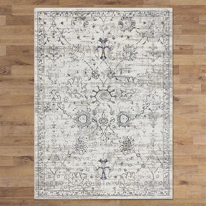 Classic Charm 623 Cream Distressed Turkish Rug Saray Rugs