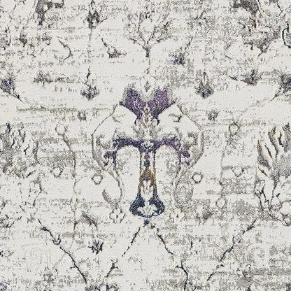 Classic Charm 623 Cream Distressed Turkish Rug Saray Rugs