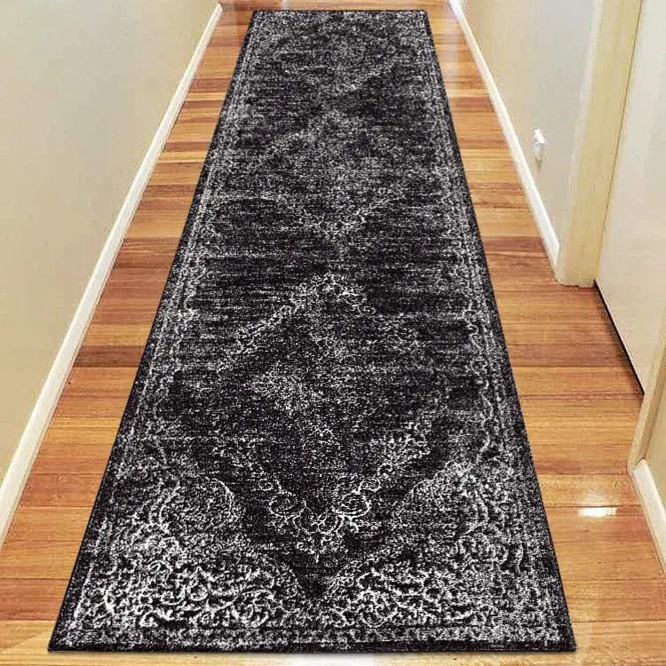 Classic Charm 626 Dk.Grey  hamptons Hallway Runner Saray Rugs