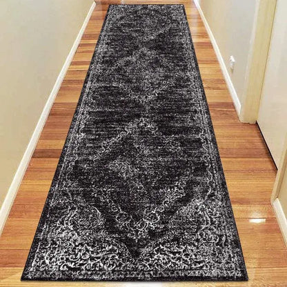Classic Charm 626 Dk.Grey  hamptons Hallway Runner Saray Rugs