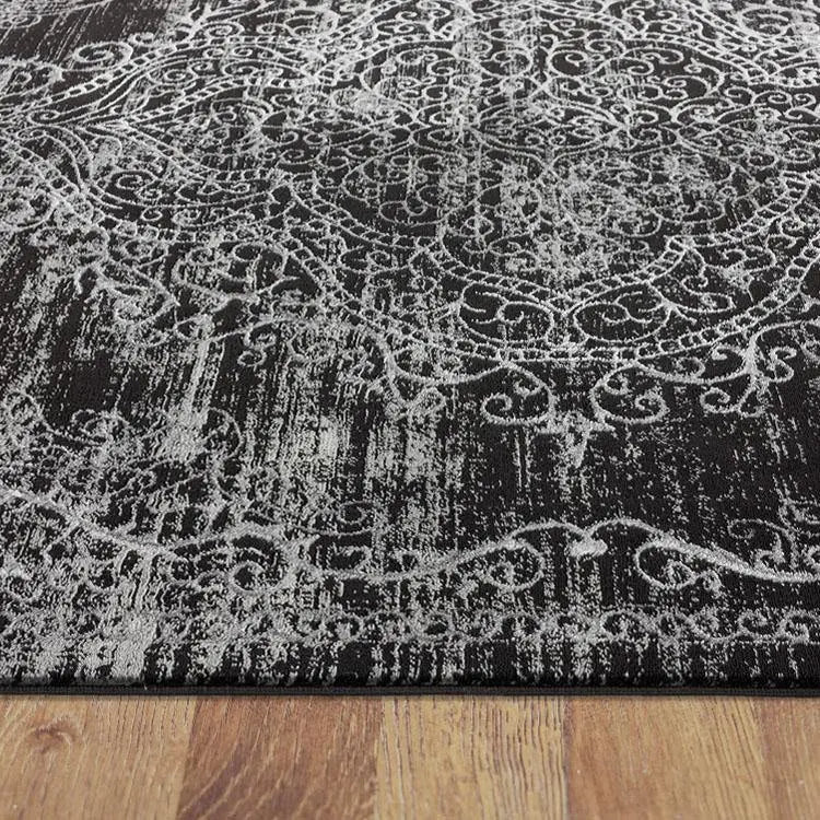 Classic Charm 626 Dk.Grey  hamptons Hallway Runner Saray Rugs