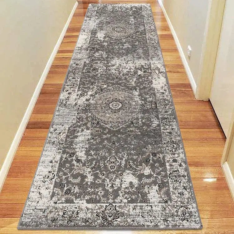Diamond Collection 3464 Grey Hallway Runner Saray Rugs