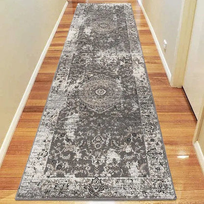 Diamond Collection 3464 Grey Hallway Runner Saray Rugs