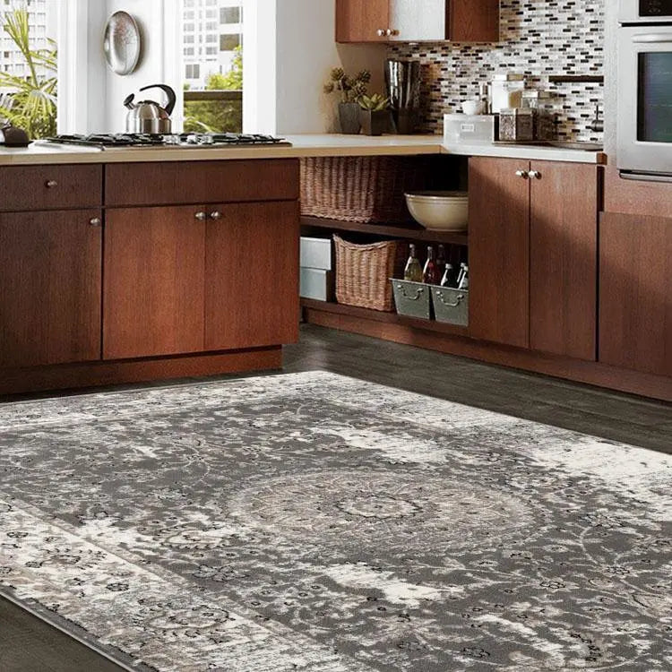 Diamond Collection 3464 Grey Hallway Runner Saray Rugs