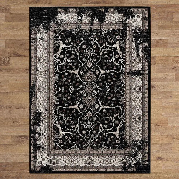 Diamond Collection 3465 Black Rug Saray Rugs
