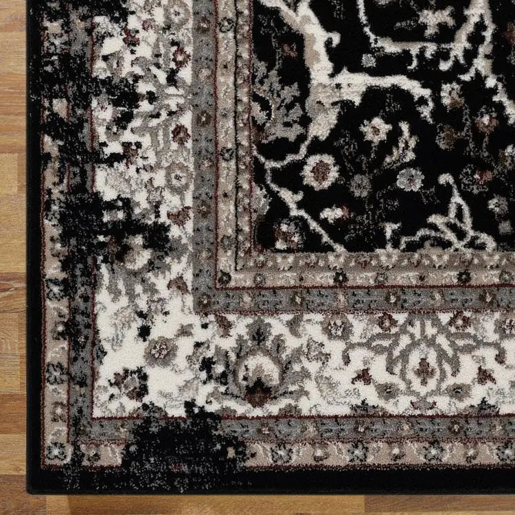 Diamond Collection 3465 Black Rug Saray Rugs