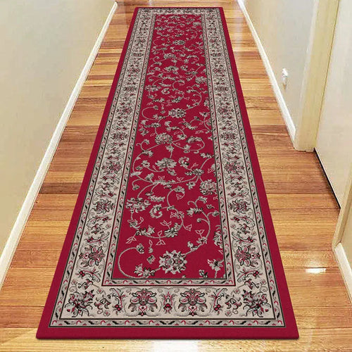 Diamond Collection 5937 Red Hallway Runner Saray Rugs
