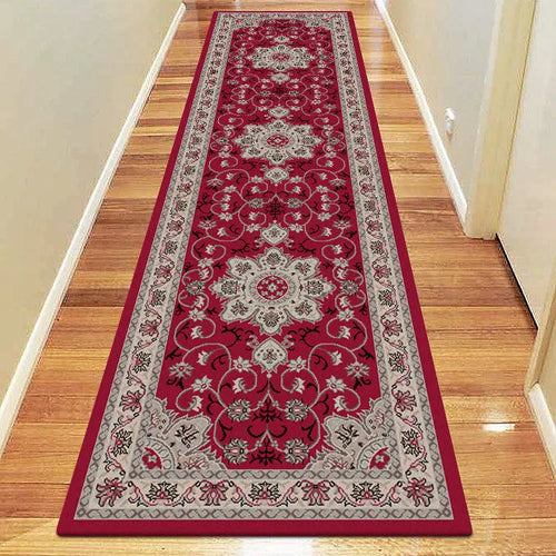 Diamond Collection 6267 Red Hallway Runner Saray Rugs