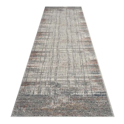Dorisa 36 Grey Rust Hallway Runner Saray Rugs