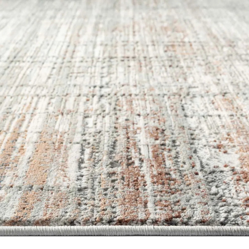 Dorisa 36 Grey Rust Hallway Runner Saray Rugs