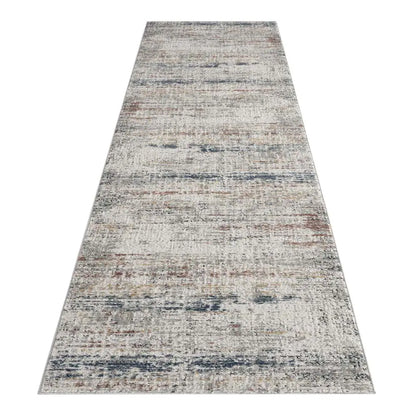Dorisa 80 Light Grey Rust Hallway Runner Saray Rugs