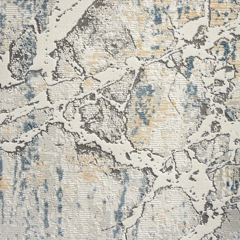 Dorisa 87 Light Grey Rust Hallway Runner Saray Rugs