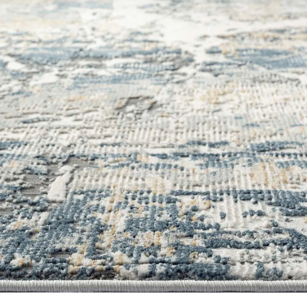 Dorisa 87 Light Grey Rust Hallway Runner Saray Rugs