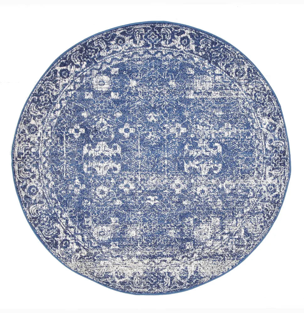 Eclipse Round Rug Buy Best Quality Eclipse 252 Navy Round Rug Rugs at Star Rugs