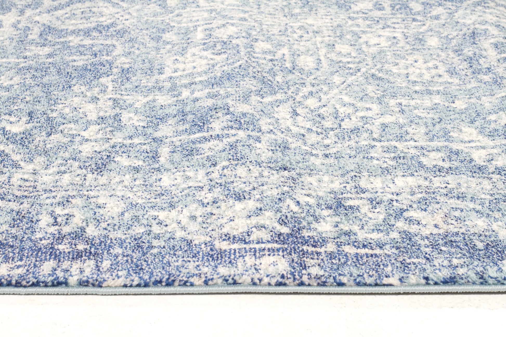 Eclipse 253 Blue Hallway Runner Unitex
