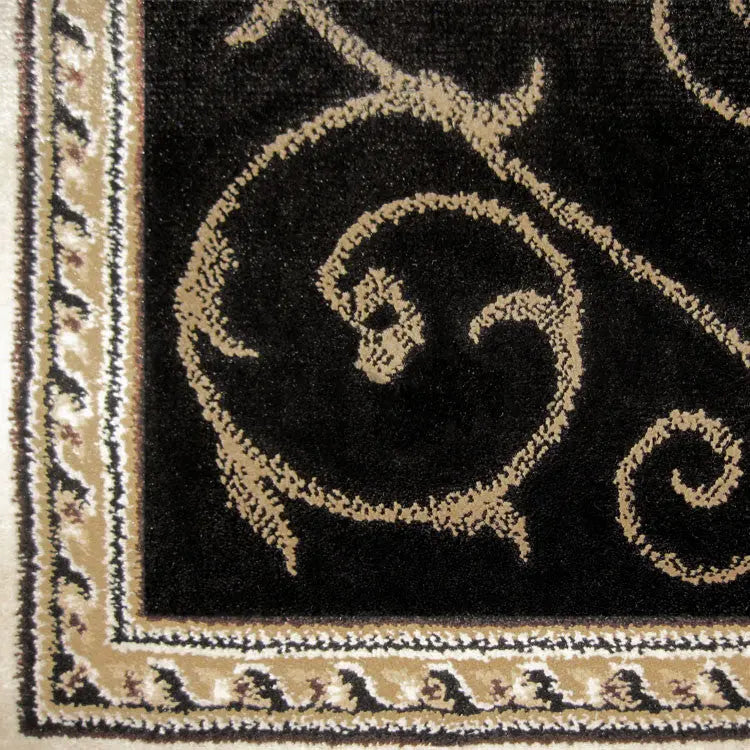 Empire Collection 7647 Black Hallway Runner Saray Rugs