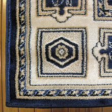 Empire Collection 7647 Dk Blue Hallway Runner Saray Rugs