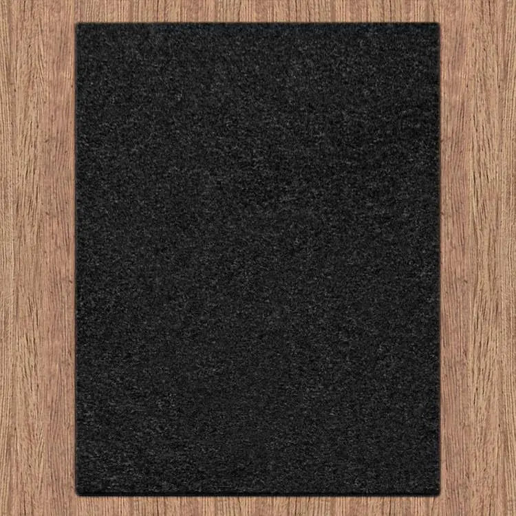 Europa Collection 1000 Black Hallway Runner Saray Rugs