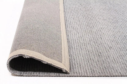 Fantasy 5057 Grey Wool and Viscose Rug Unitex