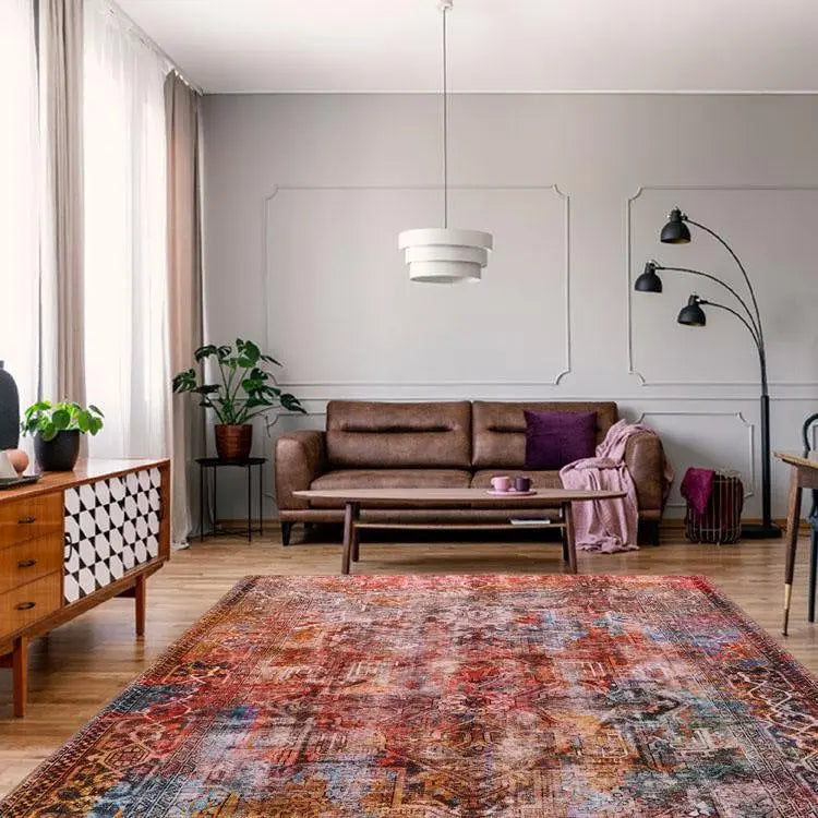 Ferah 2019 Multi Rug, Easy to Clean, Modern Rugs Collection, Stain Resistant Saray Rugs