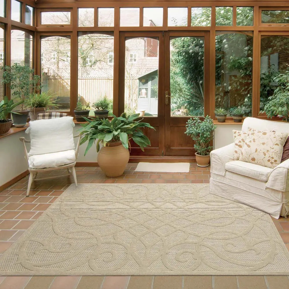 HAVANA 351 CREAM OUTDOOR RUG Saray Rugs