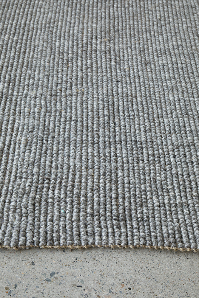 Harlow Ariel Graphite Rug RUG CULTURE