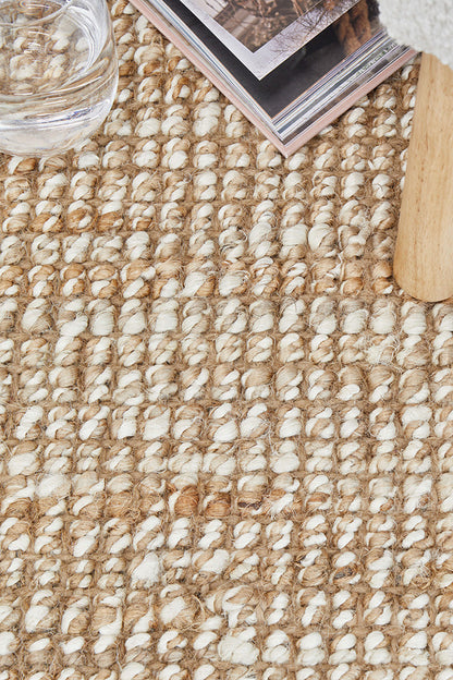 Harlow Hunter Natural Rug RUG CULTURE